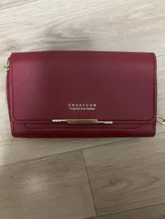 長財布 レッド ゴールド金具のサムネイル