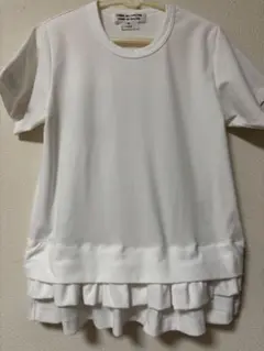 コムデギャルソン ホワイト シフォン チュニック 五分袖 - メルカリ