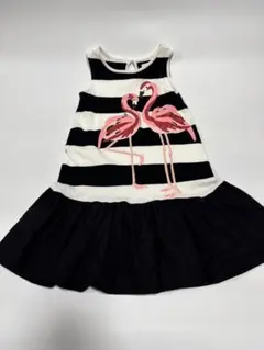 kate spade フラミンゴ ノースリーブワンピース 110cm