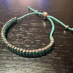 links of Londonターコイズ ピンクゴールド　コードブレスレット
