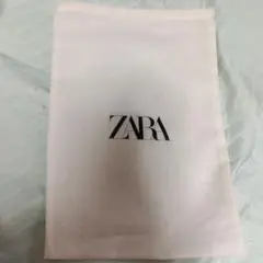 ZARA 巾着袋 ホワイト