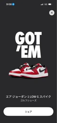 Nike Air Jordan 1 Low Golf "Chicago"のサムネイル