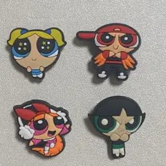 クロックスジビッツ　サンダルアクセサリー　パワーパフガールズのサムネイル