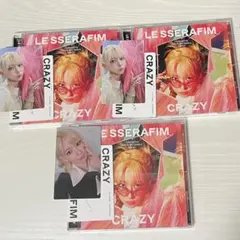LE SSERAFIM crazy jp ソロジャケ トレカ サクラ 3枚セット