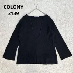 【COLONY 2139】Vネックリブニット　長袖　レイヤード　重ね着　Mのサムネイル