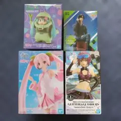 大人気コミックアニメフィギュア4セット