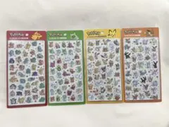★韓国限定⭐︎ポケモンステッカー⭐︎4種セット⭐︎3Dクリスタルステッカー⭐︎韓国公式