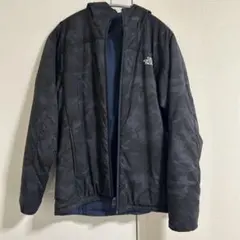 THE NORTH FACE カモフラージュ柄 リバーシブル紺色