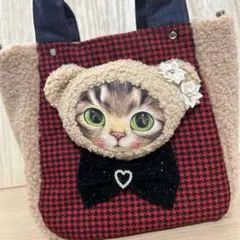 マチたっぷりボアトート　コヤンイサムチョン☆ぷっくりリトルサンダー☆