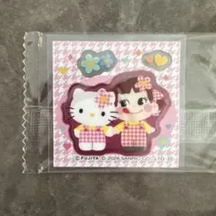 ペコ×サンリオキャラクターズ　うるつやシール　サンリオ　キティ
