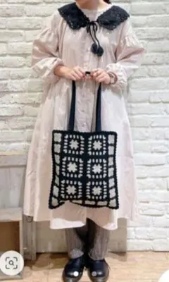 サマンサモスモス コーデュロイ前後着ワンピース　ピンク　サイズF