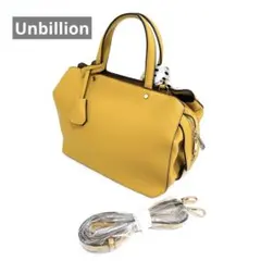 Unbillion 2WAYバッグ マスタードイエロー 自立型 ショルダー付のサムネイル