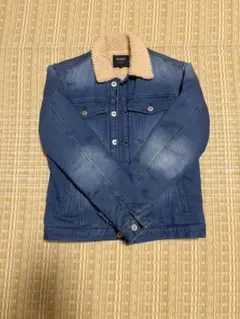 美品　BEAMS HEART ボア襟 ブルーデニムジャケット