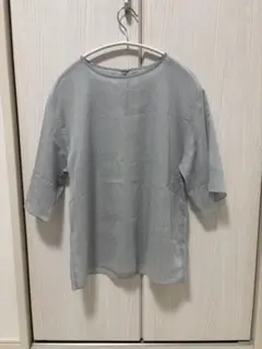 selectmoca シアー ラメ 半袖 カットソー