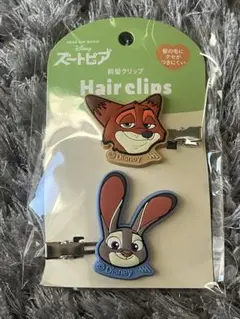 ズートピア 前髪クリップ ニック ジュディ ディズニー キャラ