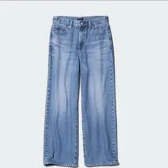 ユニクロ　ワイドストレートジーンズ