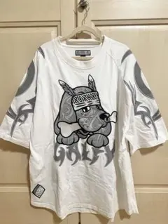 GALFY CRUTCH BRAND 犬プリントダメージTシャツ - メルカリ
