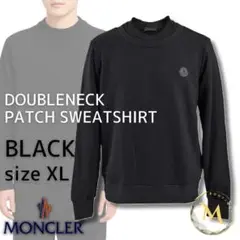 【美品】希少XLサイズ MONCLER トレーナー ビッグロゴ 刺繍 M MONCLER モンクレール メンズ スウェット BIG マーク プリント