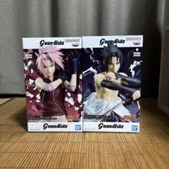 NARUTO Grandista 春野サクラ うちはサスケ 2体セット