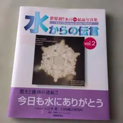 水からの伝言 : 世界初!!水の氷結結晶写真集 v.2 - メルカリ