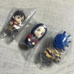 キングダム まちぼうけ ガチャガチャ 嬴政&河了貂&バジオウ 3点セット