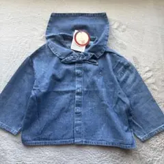 【新品】テータテート　男の子デニムセーラー長袖シャツ　100センチ　秋冬子供服