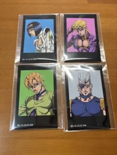 ジョジョ 黄金の風 ミニフォトカードコレクション ブチャラティ 4点セット