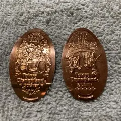 ㉝★TDL★ディズニーランド★スーベニアメダル★2013年★5月2枚セット★