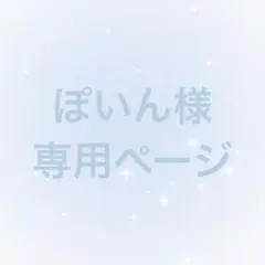 ぽいん様 オーダー 専用ページ