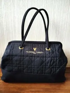 VALENTINO　CHRISTY　バレンチノ　ハンドバッグ　がま口　ブラックのサムネイル