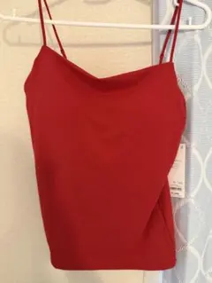 GU レディース キャミソール L レッド