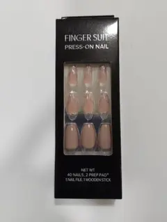 FINGER SUIT フィンガースーツ プレスオンネイル ネイルチップ 40枚