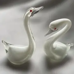 ガラス製白鳥 置物 2羽セット マルティグラス Multi Glass スワン Amazon.co.jp: Multi Gla マルティグラス 白鳥スワン ガラス工芸