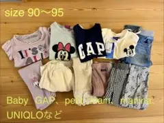女の子　まとめ売り　ベビー服　子供服　半袖Tシャツ　90 GAP ユニクロ