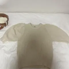ミラオーウェン　半袖ニットセーター