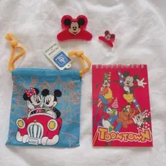 ディズニーランド レトロ ミッキー トゥーンタウン ヘアクリップ