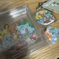 【おまけ付き】ポケモンセンターポケセン　アクリルブロック&アクリルキーホルダーのサムネイル