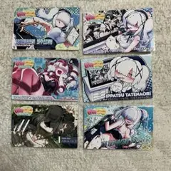 麻雀ファイトガール タテナオリ・イッパツ SRカットイン ホロ 6枚セット
