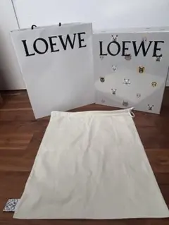 LOEWE ロエベ アイボリー プラスチック衣類ハンガー3本セット - メルカリ