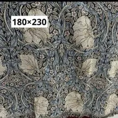 新品　マルチカバー　ベッドスプレッド　ソファカバー　モリス柄　180×230cm