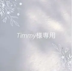 Timmy様専用ページ