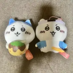 ちいかわ ハチワレ ご当地マスコット 大阪たこ焼き 京都新撰組 2個セットのサムネイル