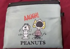 新品✨スヌーピー保温保冷ランチエコバッグ　グリーン