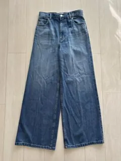 Mila Owen センタープレスワイドデニムパンツ　サイズ0