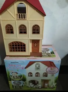 【美品】シルバニアファミリー 3階建てのおしゃれなお家