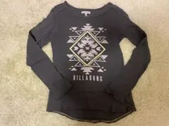 BILLABONG 幾何学模様 長袖Tシャツ L