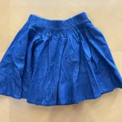 【LOWRYS FARM】デニムフレアスカート Fサイズ ポケット付き