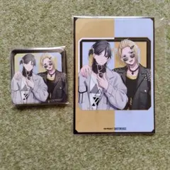 Bプロ　First Duet　缶バッジ&ブロマイド　唯月＆遙日