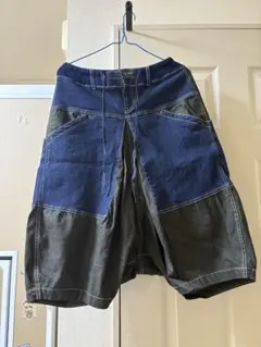 milimili デニム クレイジー柄 サルエルパンツ