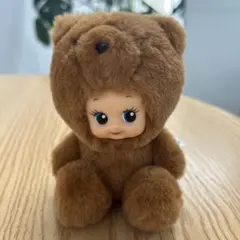 【タイトー限定】くまコスチューム キューピーぬいぐるみ　ブラウン